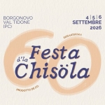 Immagine evento 60a Festa d’la Chisöla di Borgonovo Val Tidone a Borgonovo Val Tidone (PC) 60a Festa d'la Chisöla di Borgonovo Val Tidone a Borgonovo Val Tidone (PC) il 4 settembre - 6 settembre 2026