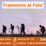 TRAMONTO AL FALO’ – Aperi – trekking alle tre montagnette TRAMONTO AL FALO' - Aperi - trekking alle tre montagnette
