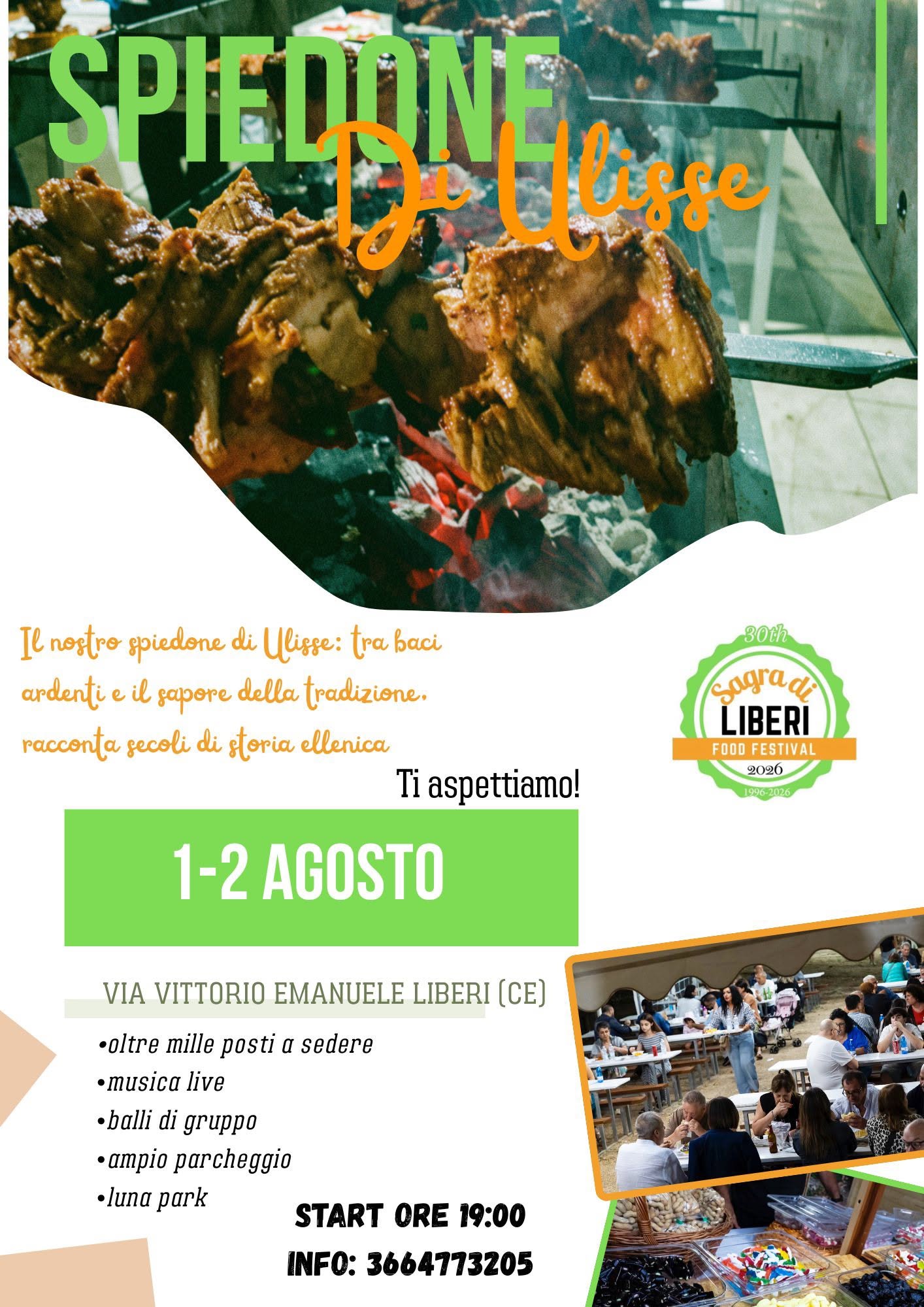 Evento Spiedone di Ulisse Locandina Spiedone di Ulisse - sabato 1 agosto ore 19:30 - 00:00