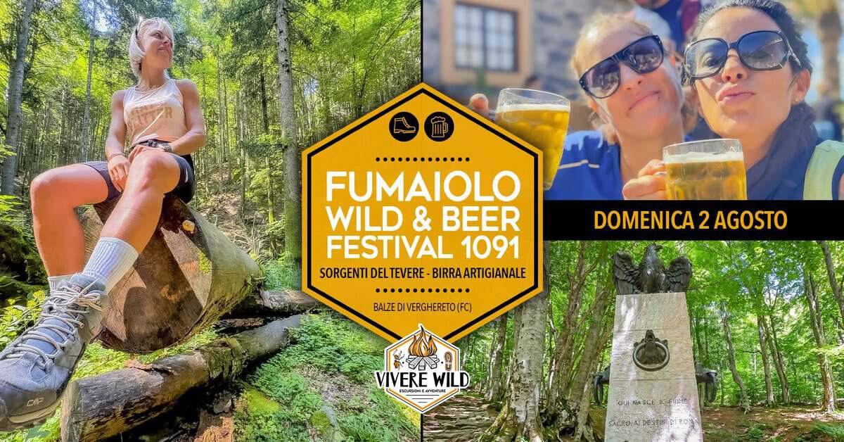 Evento Fumaiolo Wild & Beer Festival 1091 – Sorgenti Del Tevere – Monte Aquilone – Birra Artigianale Locandina Fumaiolo Wild & Beer Festival 1091 – Sorgenti Del Tevere – Monte Aquilone – Birra Artigianale - domenica 2 agosto ore 09:30 - 16:30