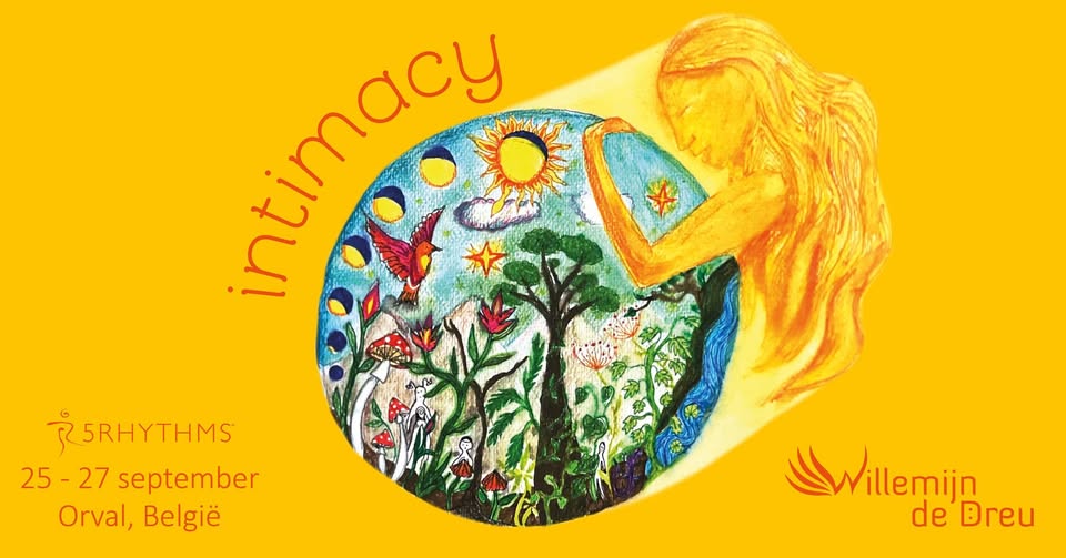 Evento Intimacy – 5Rhythms – Belgium Locandina Intimacy – 5Rhythms – Belgium - da venerdì 25 settembre - domenica 27 settembre 2026 ore 18:00 ore 16:00