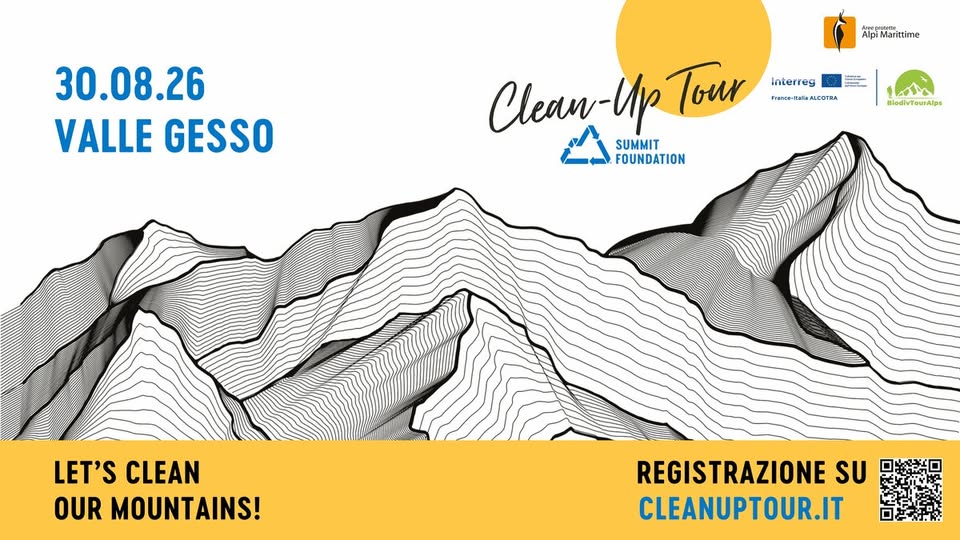 Evento Clean – Up Tour in Valle Gesso Locandina Clean – Up Tour in Valle Gesso - domenica 30 agosto ore 09:30 - 11:30