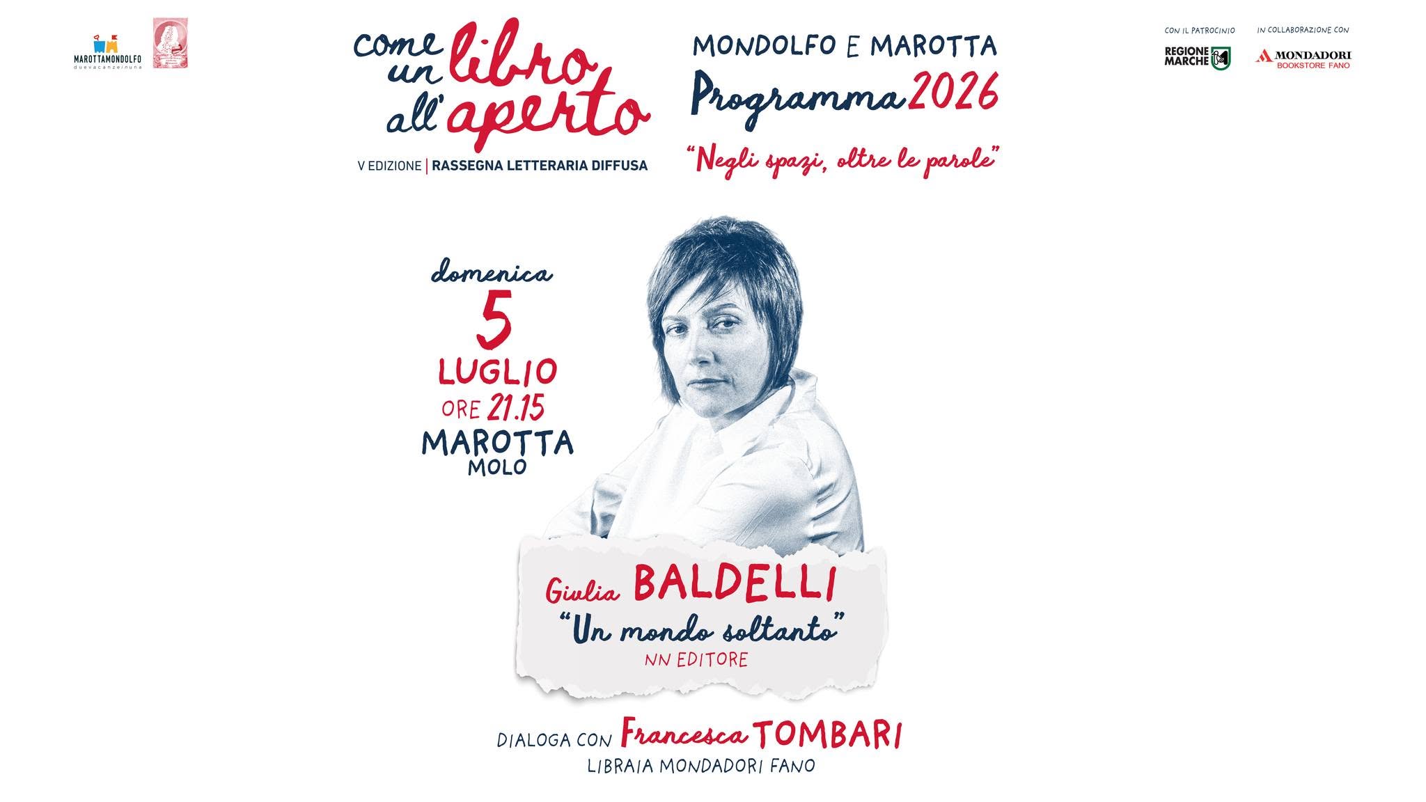 Evento Giulia Baldelli – Come un libro all’aperto Locandina Giulia Baldelli – Come un libro all’aperto - domenica 5 luglio ore 21:15 - 23:15
