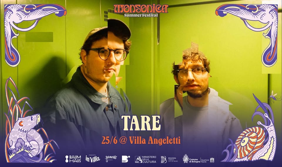 Evento TARE live MONSONICA 25/6 – Villa Angeletti Locandina TARE live MONSONICA 25/6 – Villa Angeletti - giovedì 25 giugno ore 20:30 - 22:30