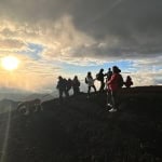 Il Tramonto Dal Monte De Fiore Il Tramonto Dal Monte De Fiore