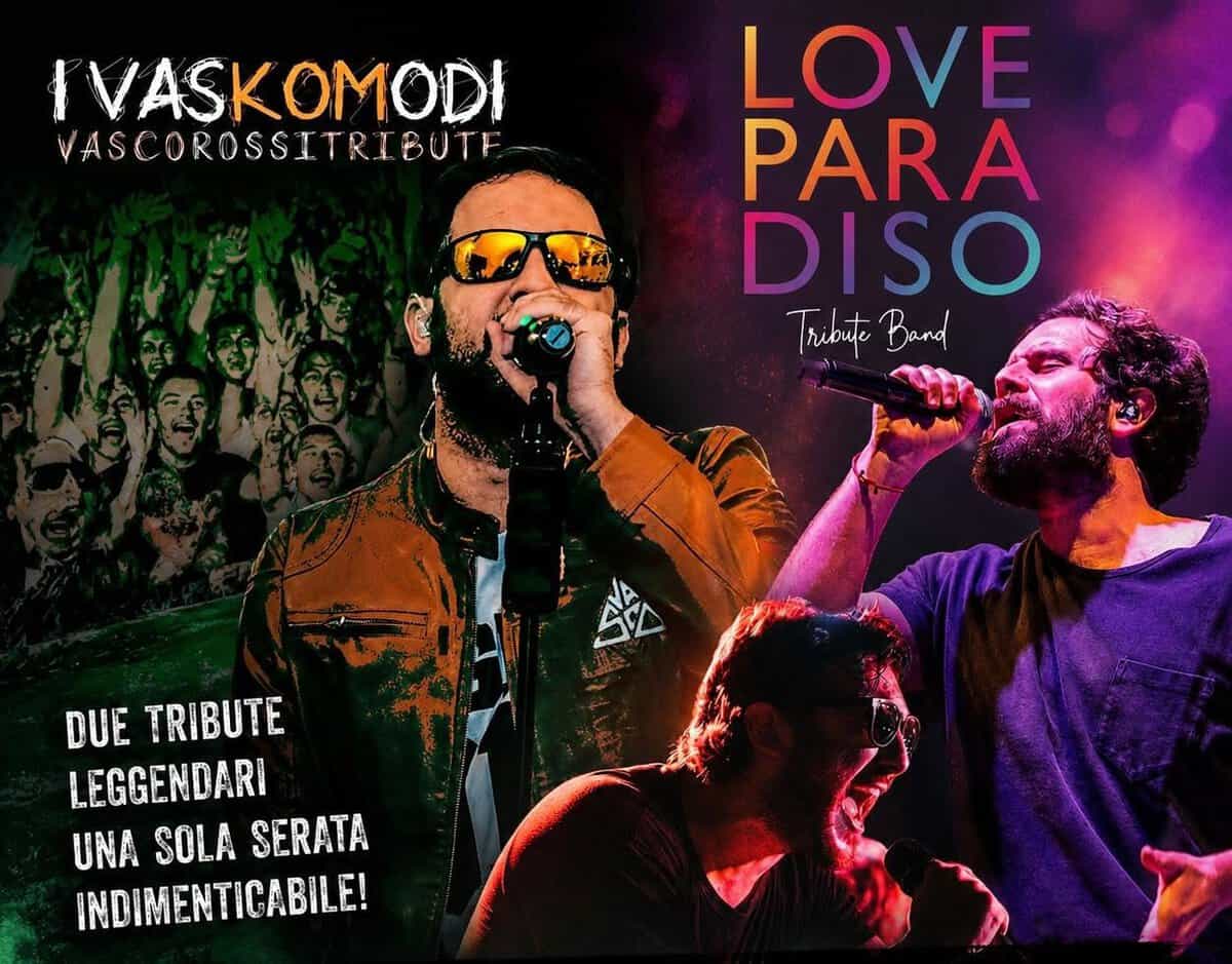 Evento Vasco&Tommaso Paradiso Tribute Live – Lido Nirvana Mola Locandina Vasco&Tommaso Paradiso Tribute Live – Lido Nirvana Mola - venerdì 24 luglio ore 21:30 - 23:30