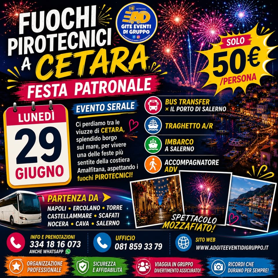 Evento Festa A Cetara San Pietro E Paolo Fuochi Pirotecnici Lunedi 29 Giugno Locandina Festa A Cetara San Pietro E Paolo Fuochi Pirotecnici Lunedi 29 Giugno - lunedì 29 giugno ore 18:00 - 23:45