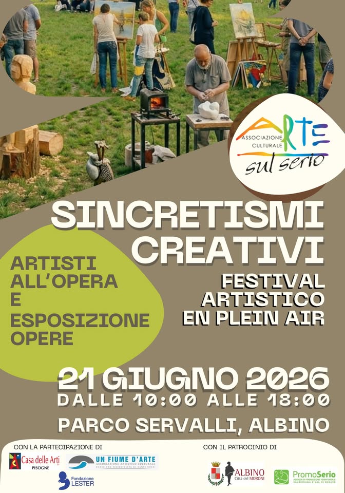 Evento Sincretismi Creativi Locandina Sincretismi Creativi - domenica 21 giugno ore 10:00 - 18:00