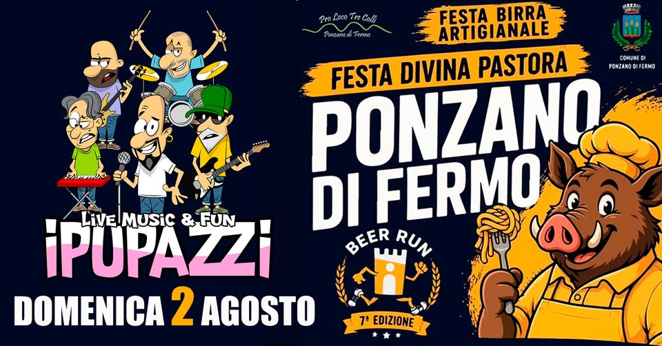 Evento Beer Run 2026 – Ponzano Di Fermo (Fm) Locandina Beer Run 2026 – Ponzano Di Fermo (Fm) - domenica 2 agosto ore 21:30 - 23:30