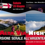 Sguardi su Genova serale all’Argentea lungo l’Alta Via Sguardi su Genova serale all'Argentea lungo l'Alta Via