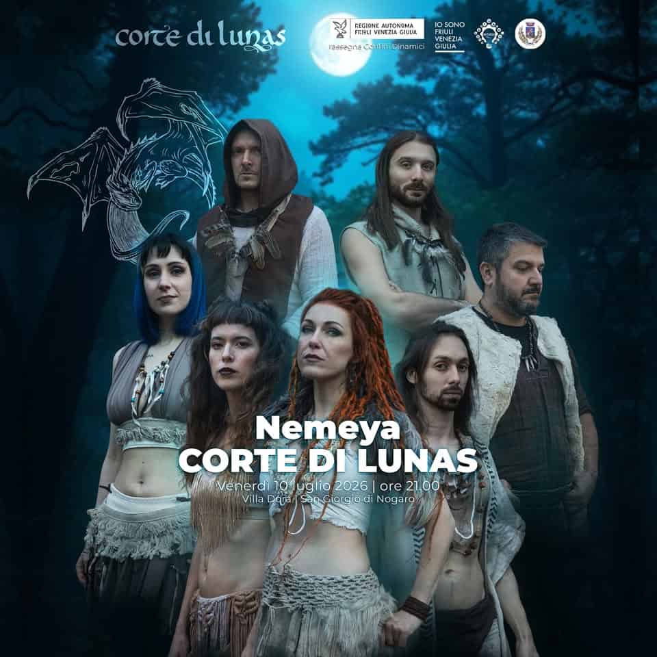 Evento Corte di Lunas – Nemeya Locandina Corte di Lunas – Nemeya - venerdì 10 luglio ore 21:00 - 23:00