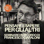 Seminario in ricordo di Francesco Ciafaloni Seminario in ricordo di Francesco Ciafaloni
