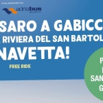 In NAVETTA gratuita da Pesaro a Gabicce passando per il San Bartolo In NAVETTA gratuita da Pesaro a Gabicce passando per il San Bartolo