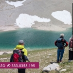 Il lago di Pilato da Forca Viola Il lago di Pilato da Forca Viola