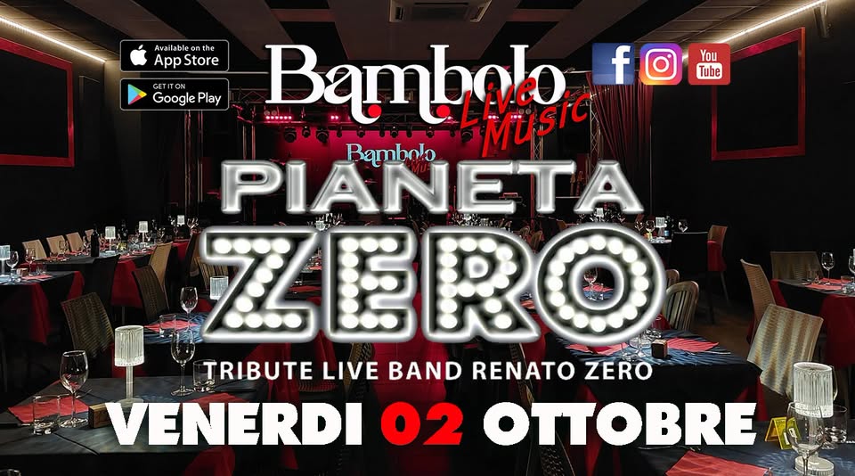 Evento Pianeta Zero Evento Apertura Stagione Autunnale!! Locandina Pianeta Zero Evento Apertura Stagione Autunnale!! - venerdì 2 ottobre ore 22:45 - 00:45