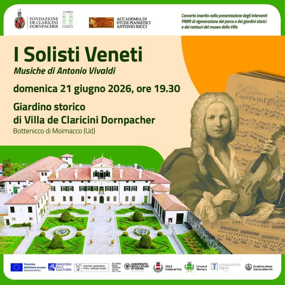 Evento I Solisti Veneti Locandina I Solisti Veneti - domenica 21 giugno ore 19:30 - 21:30