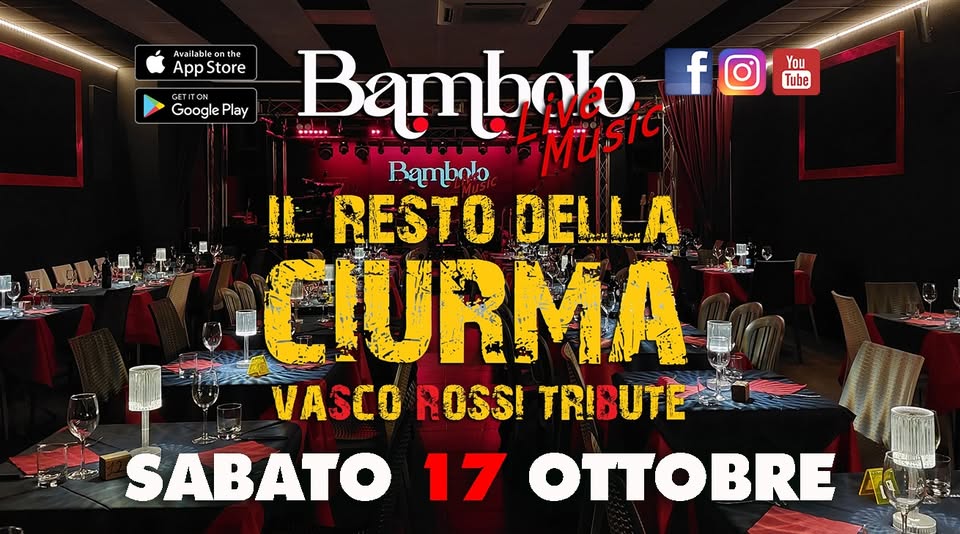 Evento Il Resto Della Ciurma In Full Band!!! Locandina Il Resto Della Ciurma In Full Band!!! - sabato 17 ottobre ore 22:45 - 00:45