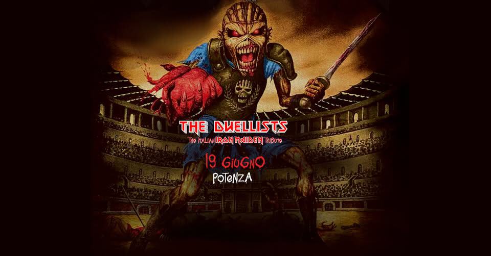 Evento The Duellists – Iron Maiden tribute Live@Potenza – Canterville Open air Locandina The Duellists – Iron Maiden tribute Live@Potenza – Canterville Open air - venerdì 19 giugno ore 22:00 - 00:15