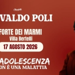 FORTE DEI MARMI – Villa Bertelli, OSVALDO POLI L’adolescenza non è una malattia FORTE DEI MARMI - Villa Bertelli, OSVALDO POLI L'adolescenza non è una malattia
