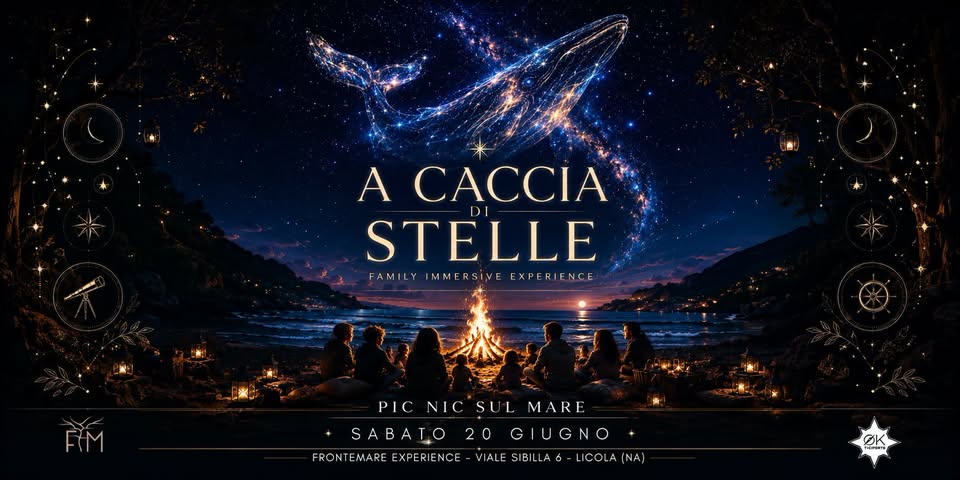 Evento A Caccia Di Stelle Family Immersive Experience Locandina A Caccia Di Stelle Family Immersive Experience - sabato 20 giugno ore 18:30 - 20:30