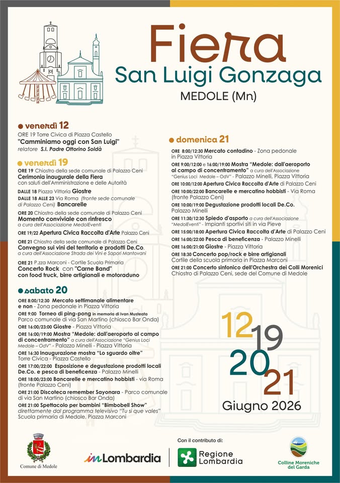 Evento Fiera di Medole Locandina Fiera di Medole - venerdì 19 giugno ore 21:00 - 23:00
