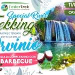 Special River Trek Tuffi nella Cascata della Mola Festa BBQ & Karaoke Notte stellata in Tenda Special River Trek Tuffi nella Cascata della Mola Festa BBQ & Karaoke Notte stellata in Tenda