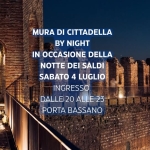 Mura di Cittadella By Night Mura di Cittadella By Night