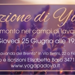 Lezione di yoga tra i colori e i profumi della lavanda Lezione di yoga tra i colori e i profumi della lavanda
