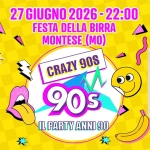 Crazy 90s – Festa della Birra – Montese (BO) Crazy 90s - Festa della Birra - Montese (BO)