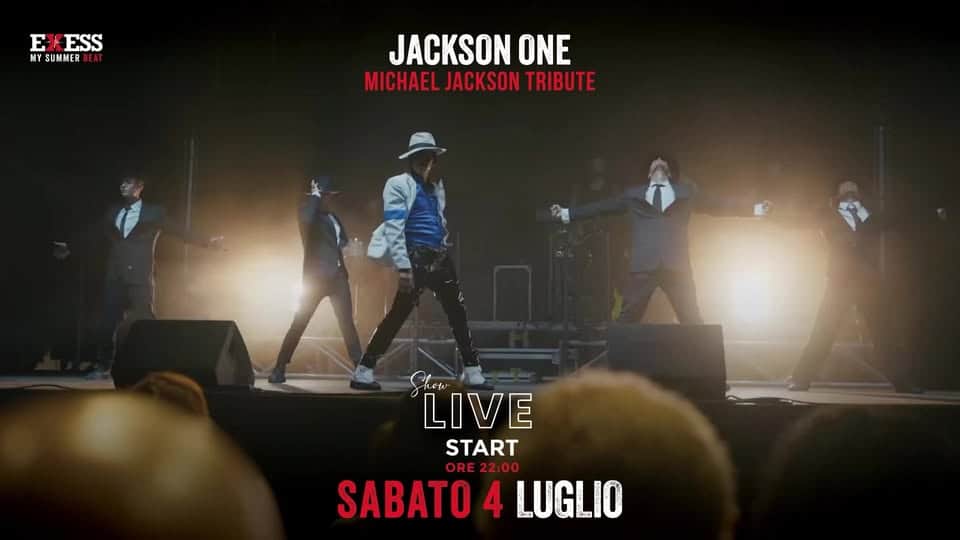 Evento Jackson One Exess Live Free Entry Michael Jackson Tribute Locandina Jackson One Exess Live Free Entry Michael Jackson Tribute - sabato 4 luglio ore 22:00 - 00:00