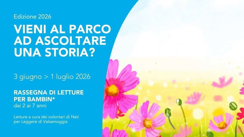 Evento Vieni al Parco ad ascoltare una storia? – Castello di Serravalle Locandina Vieni al Parco ad ascoltare una storia? – Castello di Serravalle - mercoledì 24 giugno ore 17:30 - 19:30