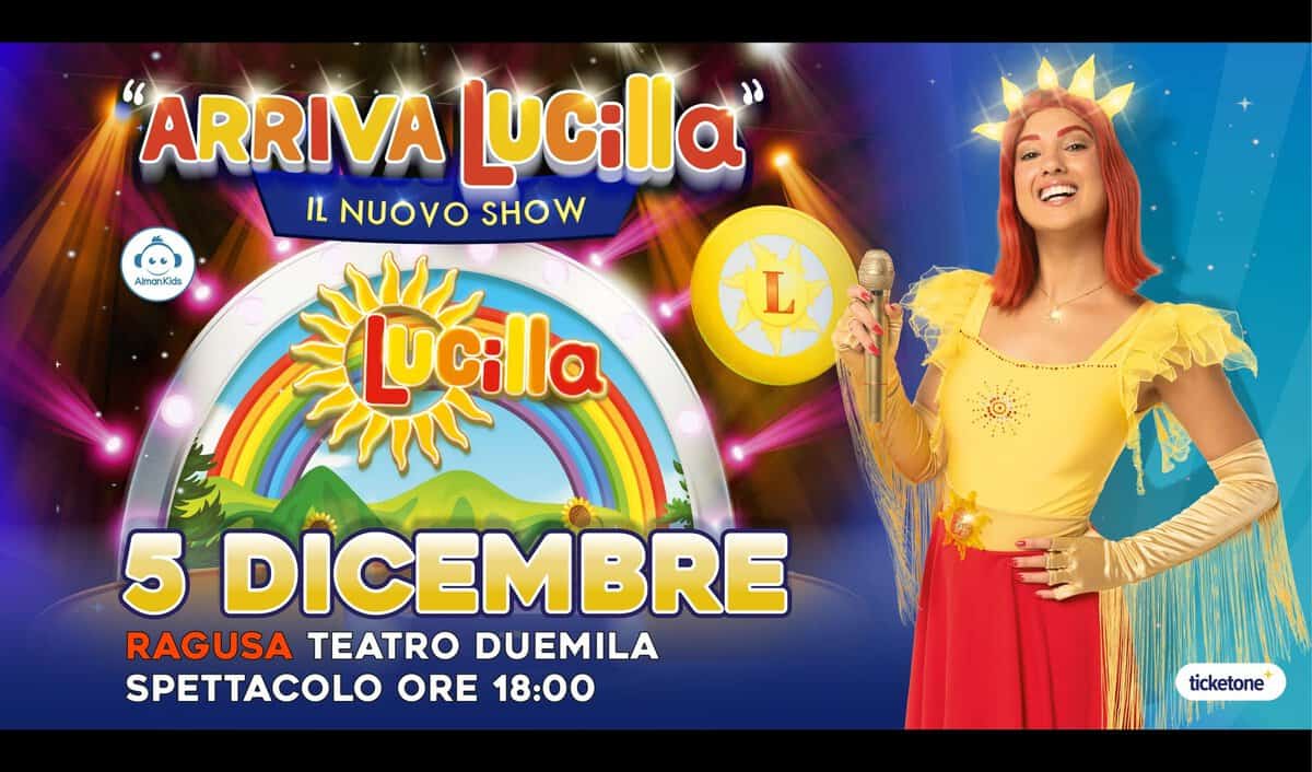 Evento Arriva Lucilla Locandina Arriva Lucilla - sabato 5 dicembre ore 18:00 - 20:00