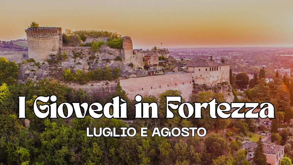 Evento I Giovedì In Fortezza Locandina I Giovedì In Fortezza - da giovedì 2 luglio - giovedì 27 agosto 2026 ore 19:30 ore 23:00