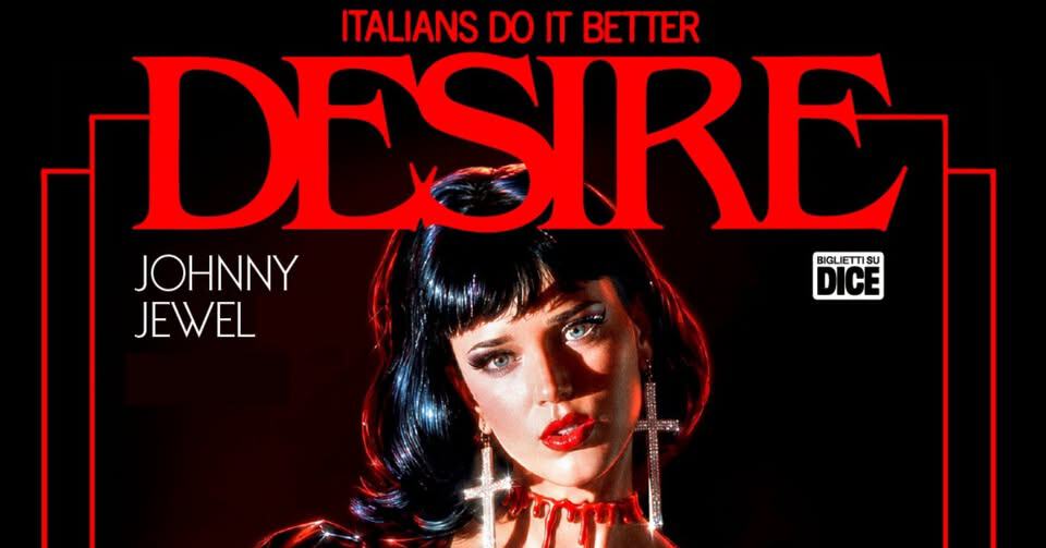 Evento Desire w – Johnny Jewel – Bronson Club, Ravenna Locandina Desire w – Johnny Jewel – Bronson Club, Ravenna - venerdì 4 dicembre ore 21:00 - 23:00