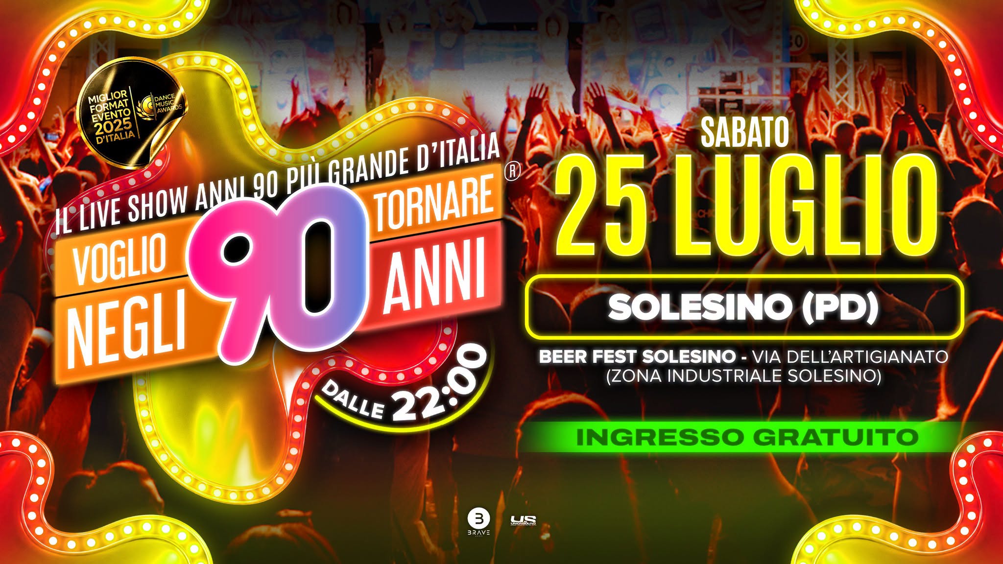 Evento Voglio Tornare Negli Anni 90 r – Solesino (PD) Locandina Voglio Tornare Negli Anni 90 r – Solesino (PD) - sabato 25 luglio ore 22:00 - 00:00