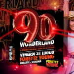 Immagine evento 90 WONDERLAND Forette Young – Forette (Vr) Laser Tour – Ingresso Gratuito a Vigasio (VR) Potrebbe essere un contenuto grafico raffigurante testo