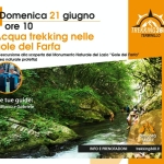 Acqua trekking nelle gole del Farfa Potrebbe essere un'immagine raffigurante il seguente testo "Domenica 21 giugno ore 10 Acaua trekking nelle gole del Farfa Un 'escursione alla scoperta del Monumento Naturale del Lazio "Gole del Farfa" (area naturale protetta) ፖብህ TREKKING360° TERMINILLO Le tue guide: Marco e MarcoeGabriele Gab Gabriele AX Difficoltà FACILE INFO PRENOTAZIONI trekking360.it"