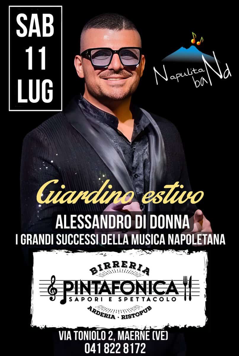 Evento Ale Di Donna – Napulitan Band Pintafonica Maerne Locandina Ale Di Donna – Napulitan Band Pintafonica Maerne - sabato 11 luglio ore 21:45 - 23:55