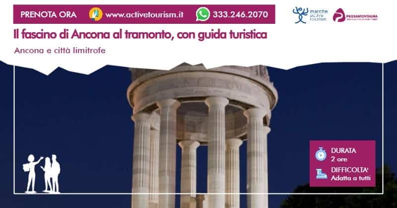 Evento Ancona coast to coast al tramonto, con guida turistica Locandina Ancona coast to coast al tramonto, con guida turistica - da domenica 5 luglio - giovedì 6 agosto 2026 ore 18:00 ore 20:00