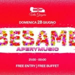 Immagine evento Aperymusic by Besame @VillaGarziere a Piovene Rocchette (VI) Potrebbe essere un contenuto di pop art raffigurante il seguente testo "یشت سبیي Villa Gar Garziere DOMENICA DOMENICA28GIUGNO 28 GIUGNO 三热 SESAME APERYMUSIC 21:00-00:00 21:00 00:00 FREE ENTRY FREE BUFFET"