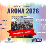 ARONA – XII° Mercato Europeo 2026 | 23-24-25 Ottobre ARONA - XII° Mercato Europeo 2026 23 - 24 - 25 Ottobre
