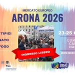 ARONA – XII° Mercato Europeo 2026 | 23-24-25 Ottobre ARONA - XII° Mercato Europeo 2026 23 - 24 - 25 Ottobre