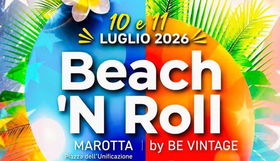 Evento Beach ‘N Roll Locandina Beach ‘N Roll - da venerdì 10 luglio - sabato 11 luglio 2026 ore 19:00 ore 23:59
