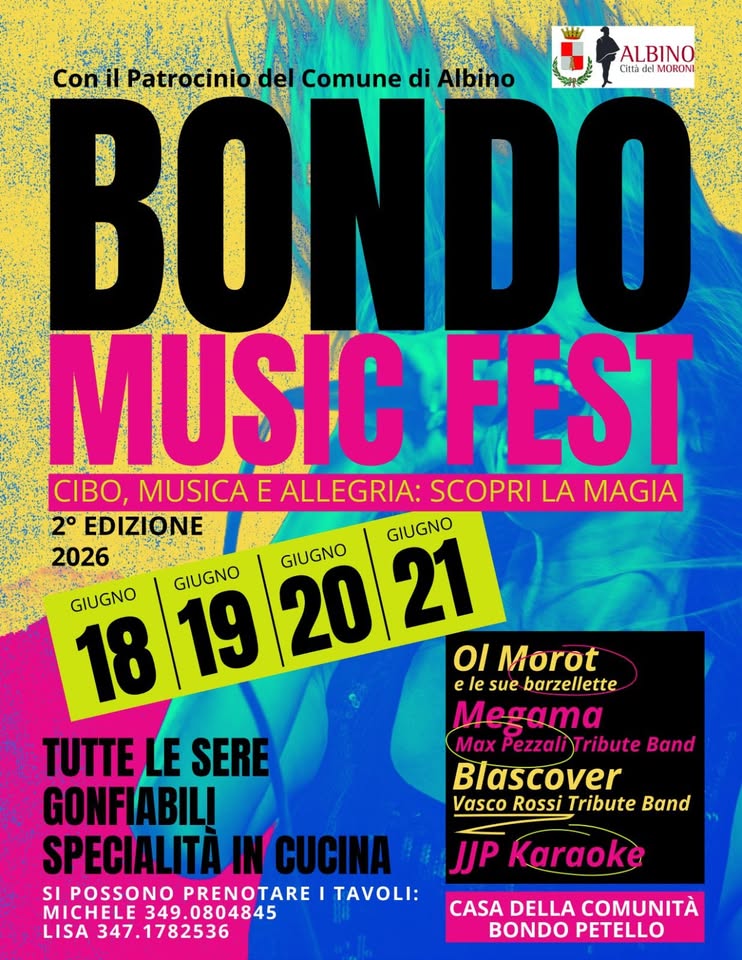 Evento Blascover – Bondo Petello Locandina Blascover – Bondo Petello - sabato 20 giugno ore 21:00 - 23:00