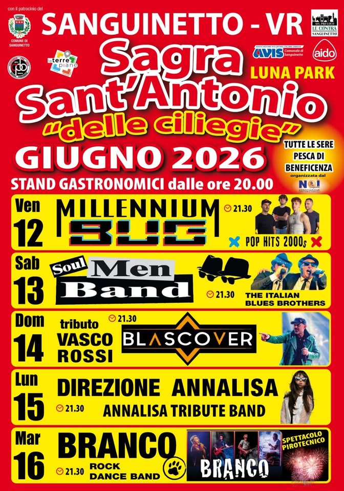 Evento Blascover@Sanguinetto (VR) Locandina Blascover@Sanguinetto (VR) - domenica 14 giugno ore 21:00 - 23:00