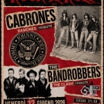 Cabrones (RAMONES tribute) + The Band Robbers (THE CLASH tribute) live @ Rock’n’Roll Club, RHO! Potrebbe essere un'immagine raffigurante il seguente testo "ROCKWN IN ROLL RAMONES CABRONES TRIBUTE TONNNEO JOHNNY TOMMY 冠 BANDROBBERS THE THE CLASH TRIBUTE BLACK DOG MmeAиHo Beoking VENERDÌ 12 GIUGNO 2026 DOORS 21:30 SHOWS 22:00 ROCK'N'ROLL ROCK' CLUB-VIA CLUB VIA MAGENTA, 77- RHO (MI) PRENOTAZIONI PER CENA AL 331 273 9696 02 26301156"