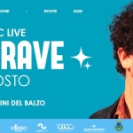 Carl Brave ”Acoustic Live” IOD FEST || Piazza Orsini Del Balzo – Mesagne Potrebbe essere un'immagine raffigurante chitarra e il seguente testo "IOD FESTIVAL EDIZIONE ESTATE 2026 ACOUSTIC LIVE CARL BRAVE 13 AGOSTO 100 PIAZZA ORSINI DEL BALZO MESAGNE VURRO 2 VINO ASSOCONCERTI ASSOCO"