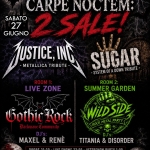 CARPE NOCTEM: 2 SALE! Justice, Inc. (METALLICA) + Sugar (SOAD) + Wild Side Rock Metal e Gothic Rock! Carpe Noctem 2 Sale! Justice, Inc. (Metallica) Sugar (Soad) Wild Side Rock Metal E Gothic Rock!