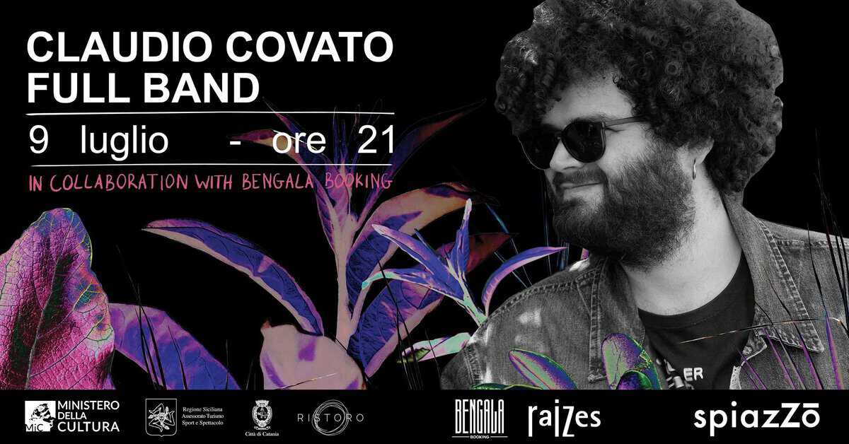 Evento Claudio Covato full band live Raizes SpiazZō Locandina Claudio Covato full band live Raizes SpiazZō - giovedì 9 luglio ore 21:00 - 23:00