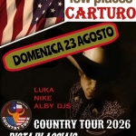 Immagine evento Country Tour 2026 25° anno – Carturo di Piazzola sul Brenta (PD) a Piazzola sul Brenta (PD) Country Tour 2026 25° anno - Carturo di Piazzola sul Brenta (PD) a Piazzola sul Brenta (PD) il 23 agosto 2026